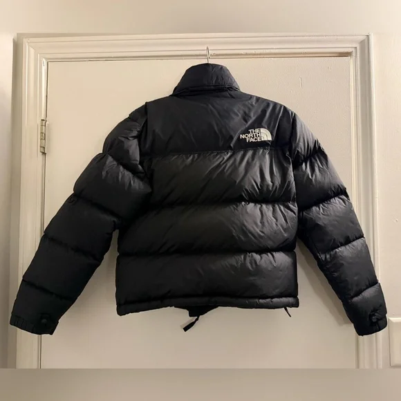 North Face Women’s 1996 Retro Nuptse 700 Puffer Jacket Coat - Black Small S - Picture 3 of 11